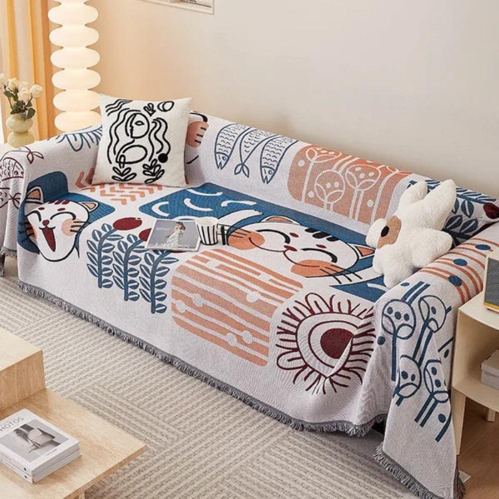 Sofa Cover Closeup