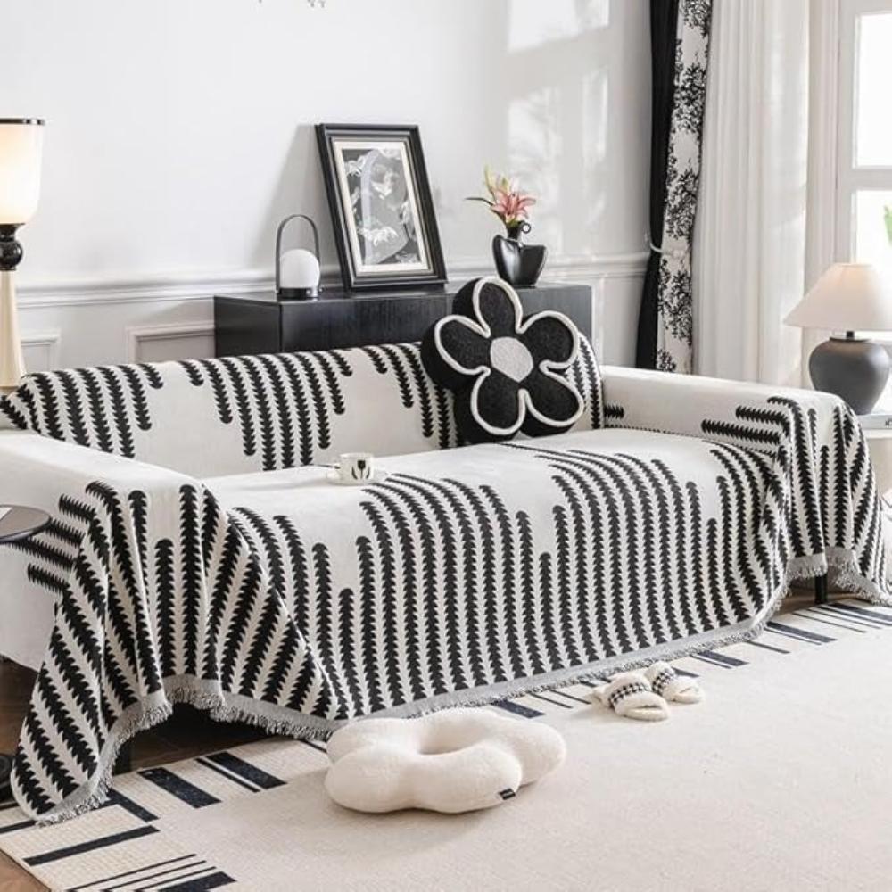 Modern Monochrome Sofa Cover