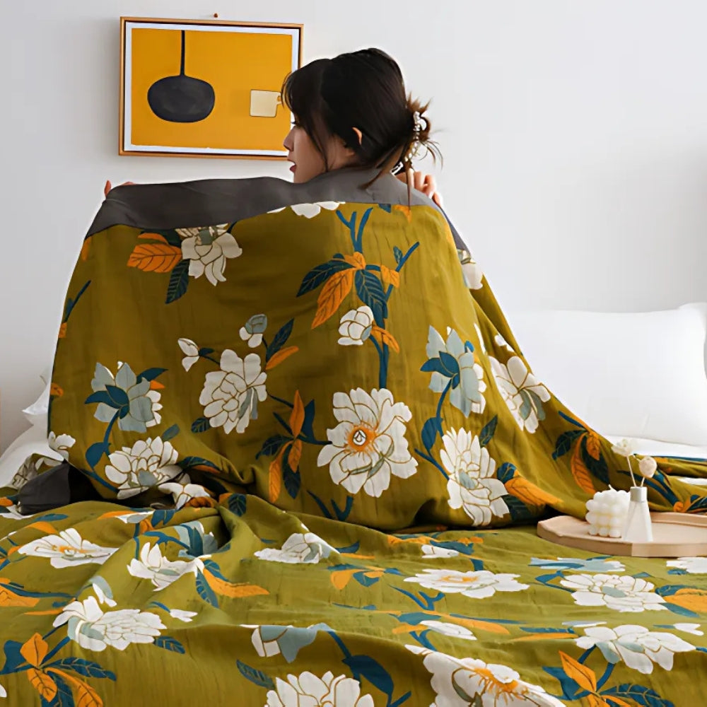 Vintage Bloom Sofa Cover